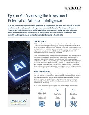 z - Cover Image: Eye on AI: Assessing the Investment Potential of Artificial Intelligence